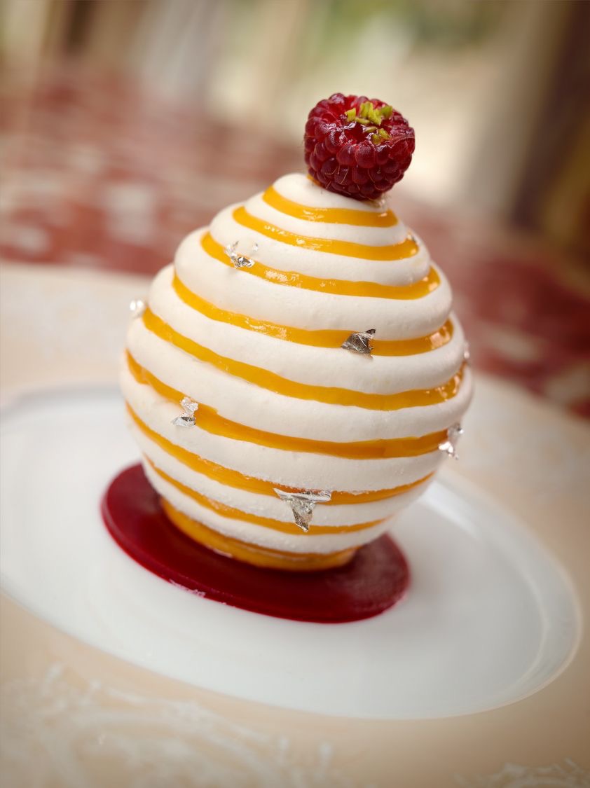Vacherin mangue et framboise